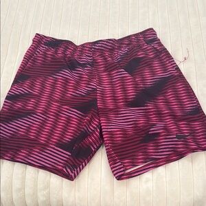 Nike Men's Athletic Shorts - Red and Black